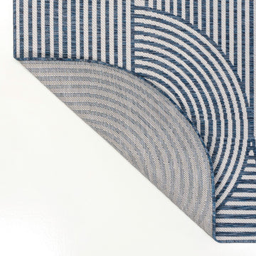 Margot Modern Geometric Arch Stripe Area Rug
